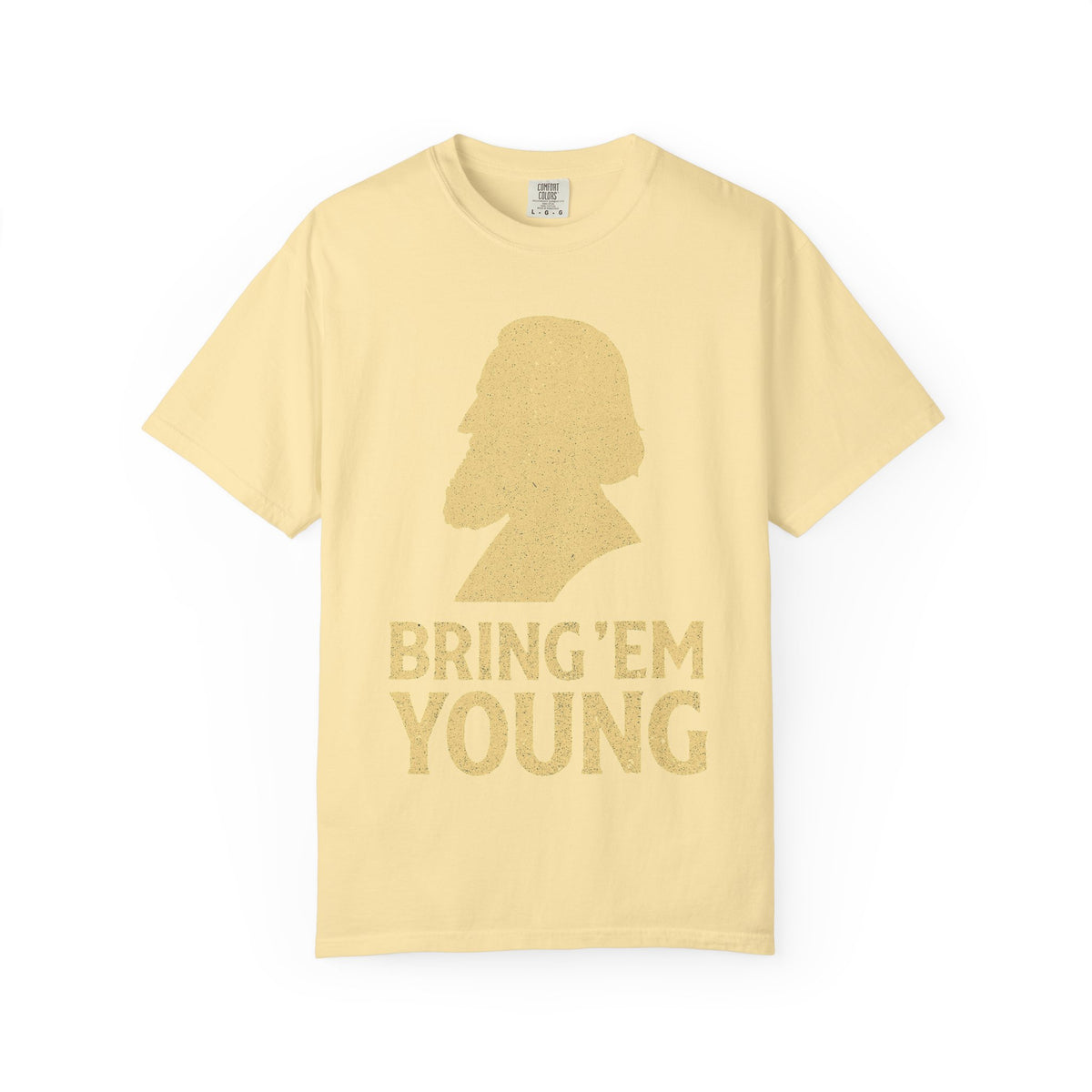 Color: Banana | Bring 'Em Young Unisex Garment-Dyed T-shirt