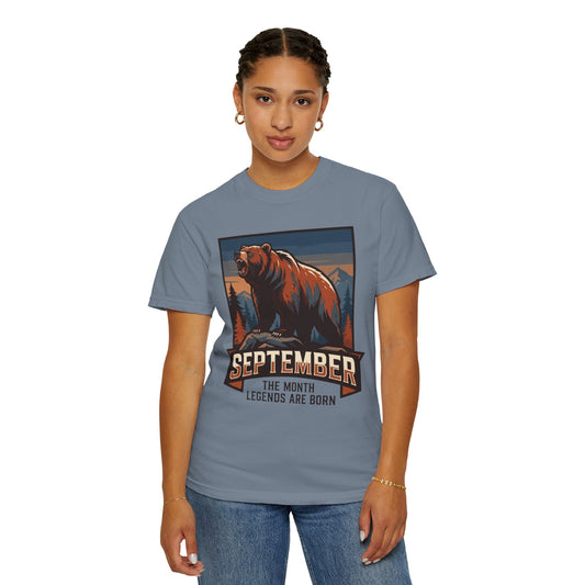 "September Legend" Unisex Garment-Dyed Tee