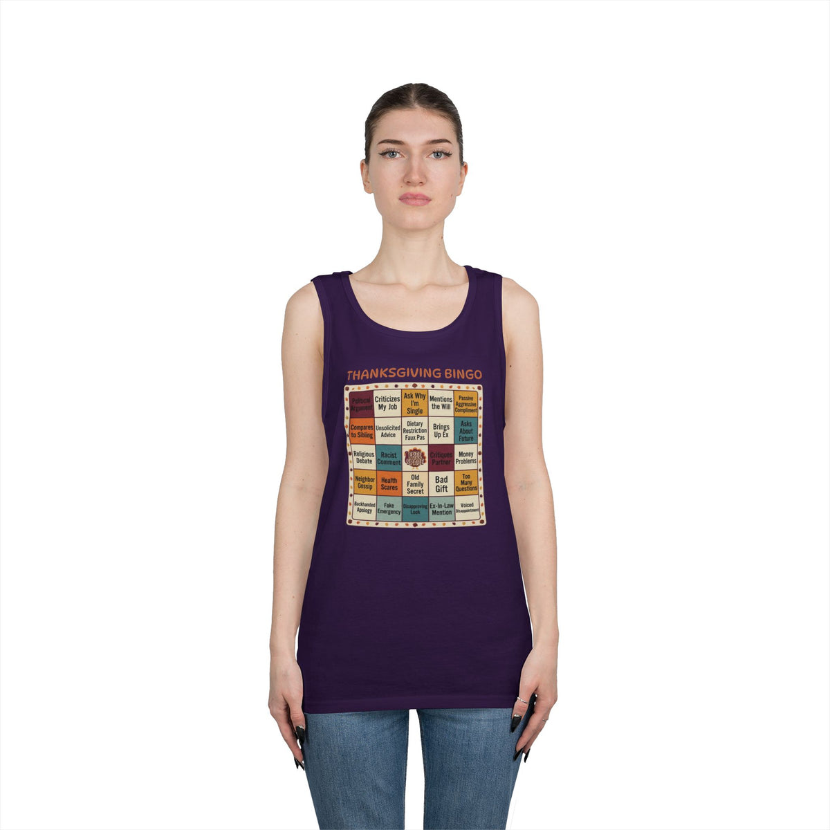 "Thankgiving Bingo" Tank Top