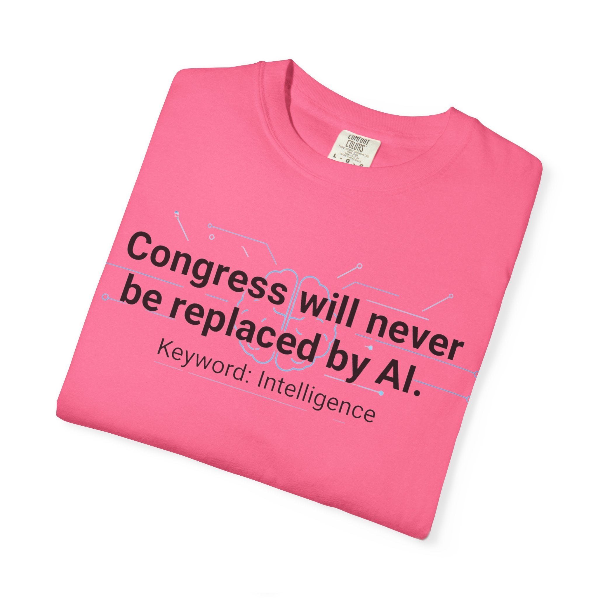 "Congress vs. AI T-Shirt" Unisex Garment-Dyed T-shirt