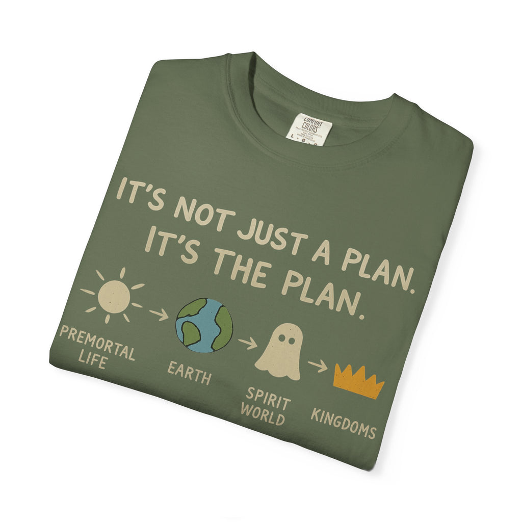 "It's The Plan" Unisex Garment-Dyed T-shirt
