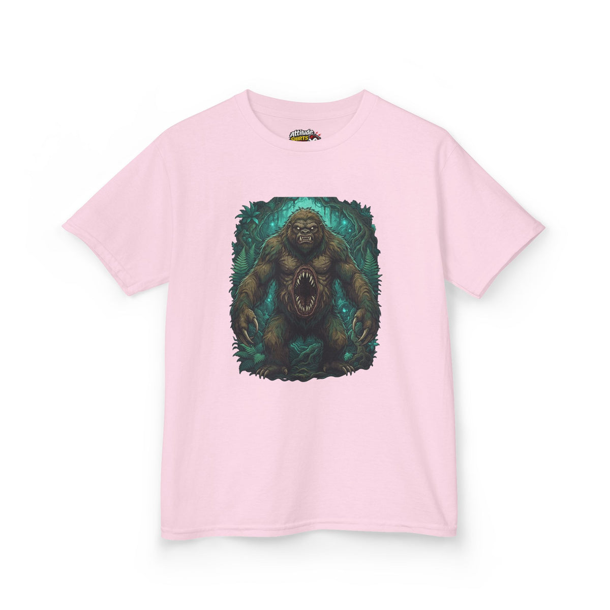 Color: Light Pink | Mapinguari (Amazon Rainforest) Kids Tee