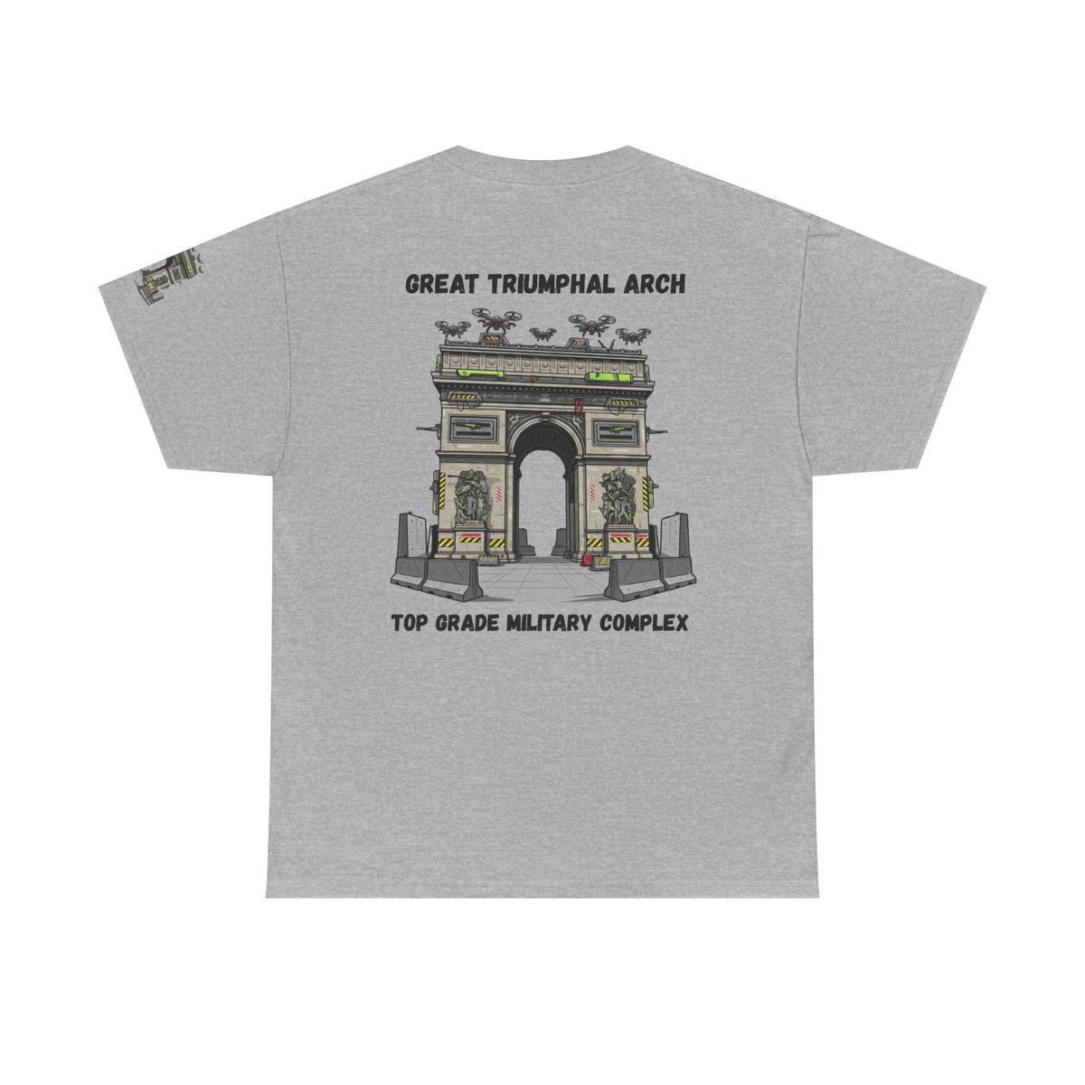 Color: Sport Grey | Top Grade Military Complex Premium Graphic Tee