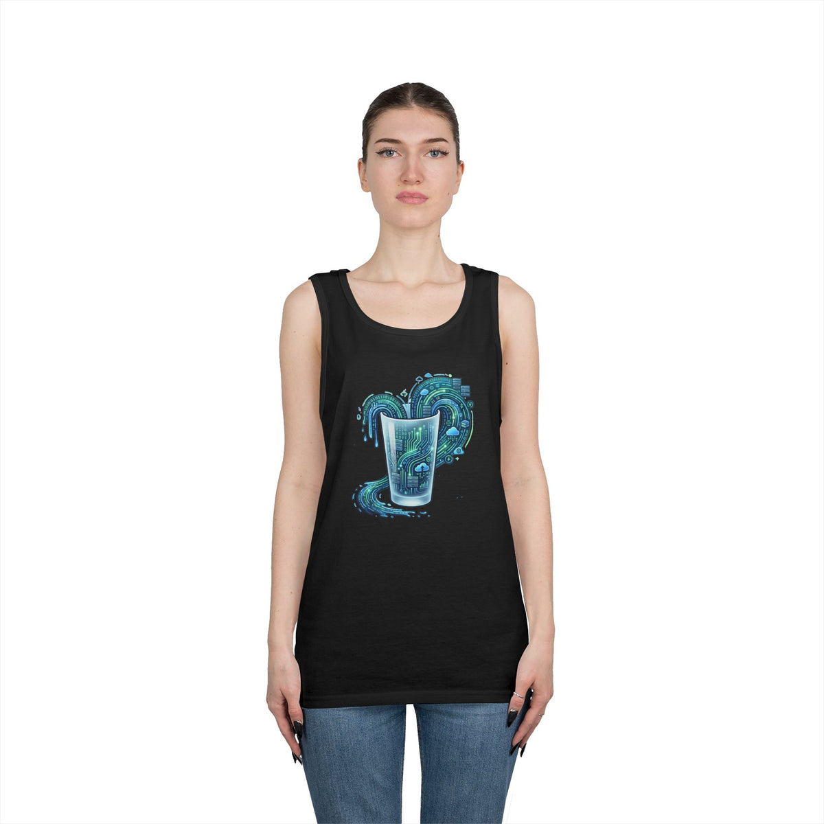 "Glass of Data" Tank Top