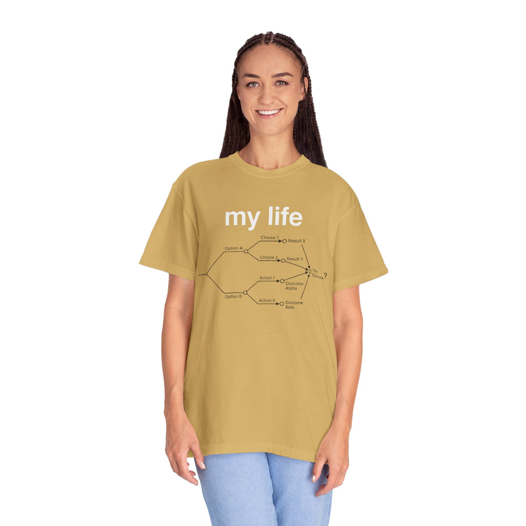 "My Life Decisions" Unisex Garment-Dyed T-shirt