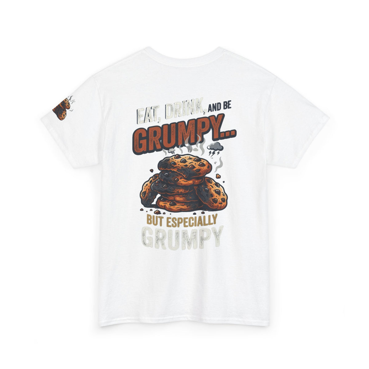 Eat Drink And Be Grumpy Premium Graphic Tee