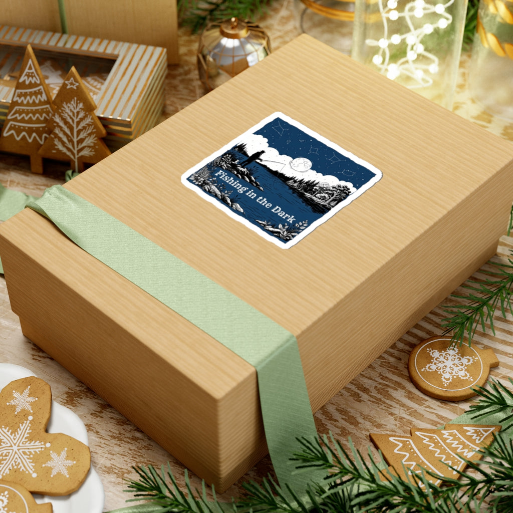 "Fishing in the Dark" Sticker — Main