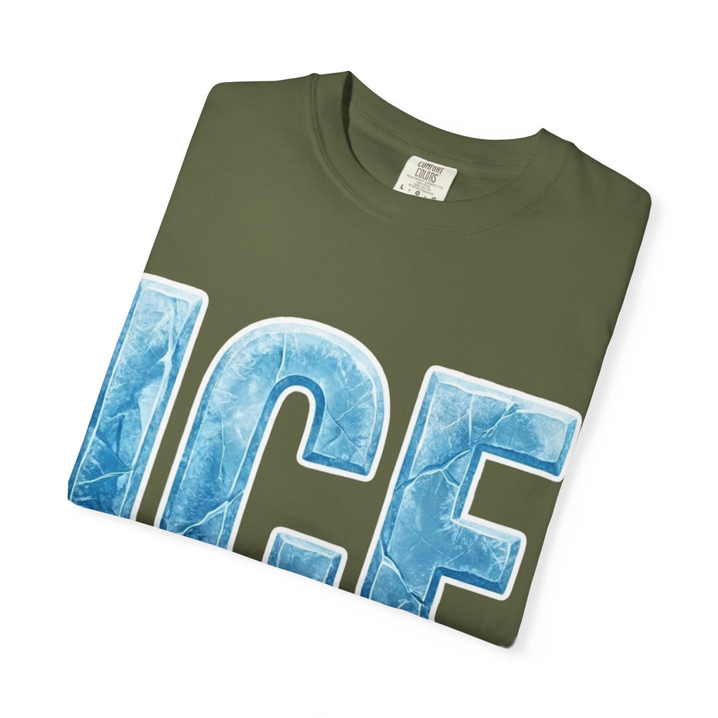 "ICE Cold Government" Unisex Garment-Dyed T-shirt