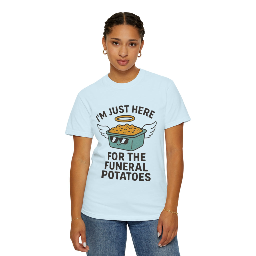 "Funeral Potatoes" Unisex Garment-Dyed T-shirt
