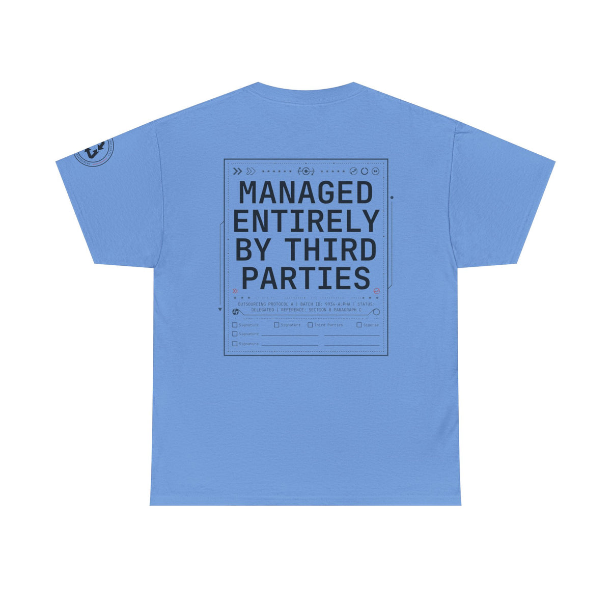 Color: Carolina Blue | Managed Entirely By Third Parties Premium Graphic Tee