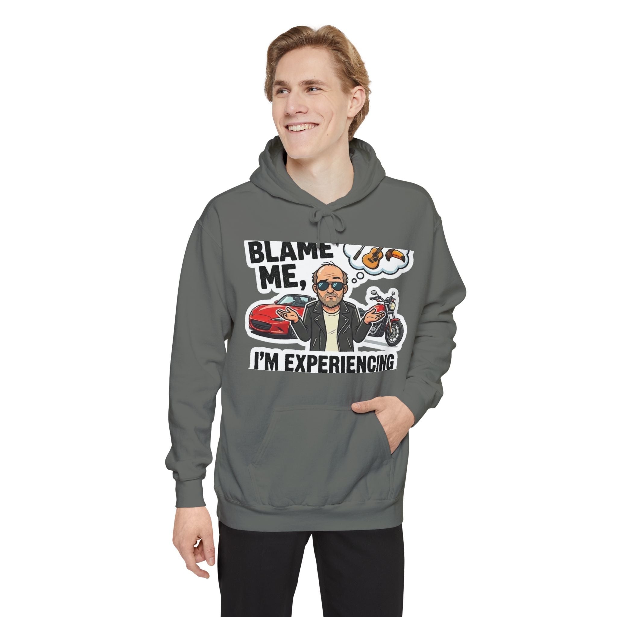 Dudepause: It's a Thing | Garment-Dyed Hoodie — AttitudeShirts