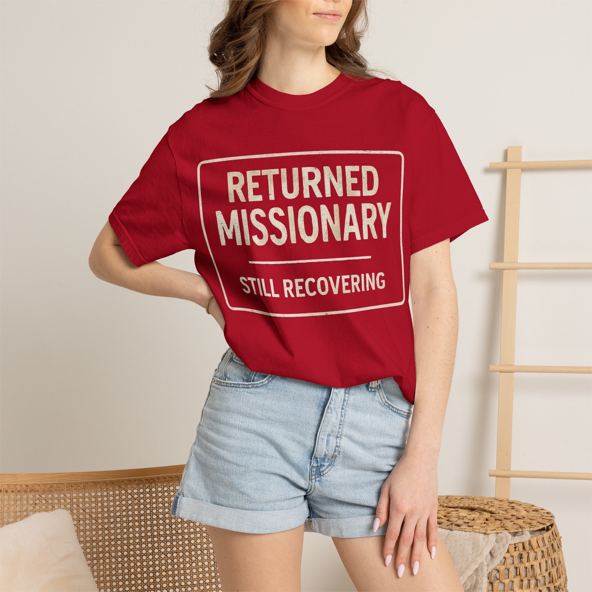 "Returned Missionary (Still Recovering)" Unisex Garment-Dyed T-shirt