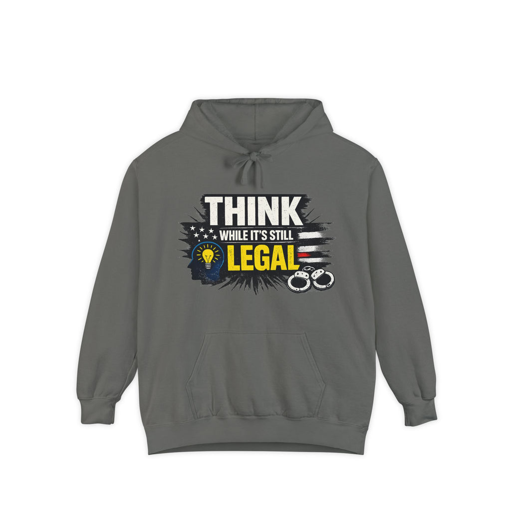 Thought Criminal | Garment-Dyed Hoodie — AttitudeShirts