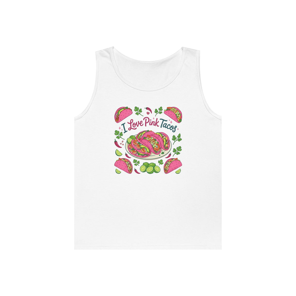 "I Love Pink Tacos" Tank Top