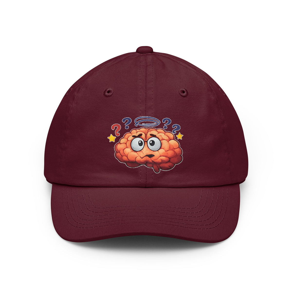 Color: Maroon | Error 404: Brain Not Found | Dad Hat — AttitudeShirts