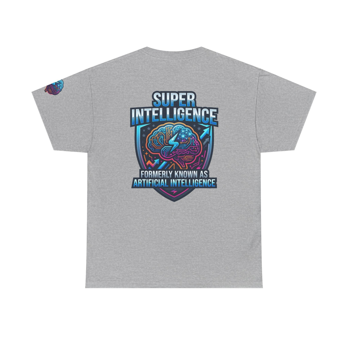 Color: Sport Grey | Super Intelligence Premium Graphic Tee
