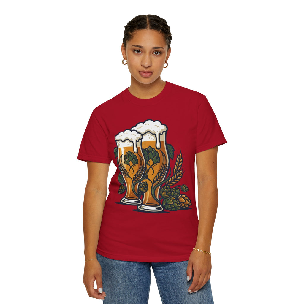 "Beer" Unisex Garment-Dyed Tee