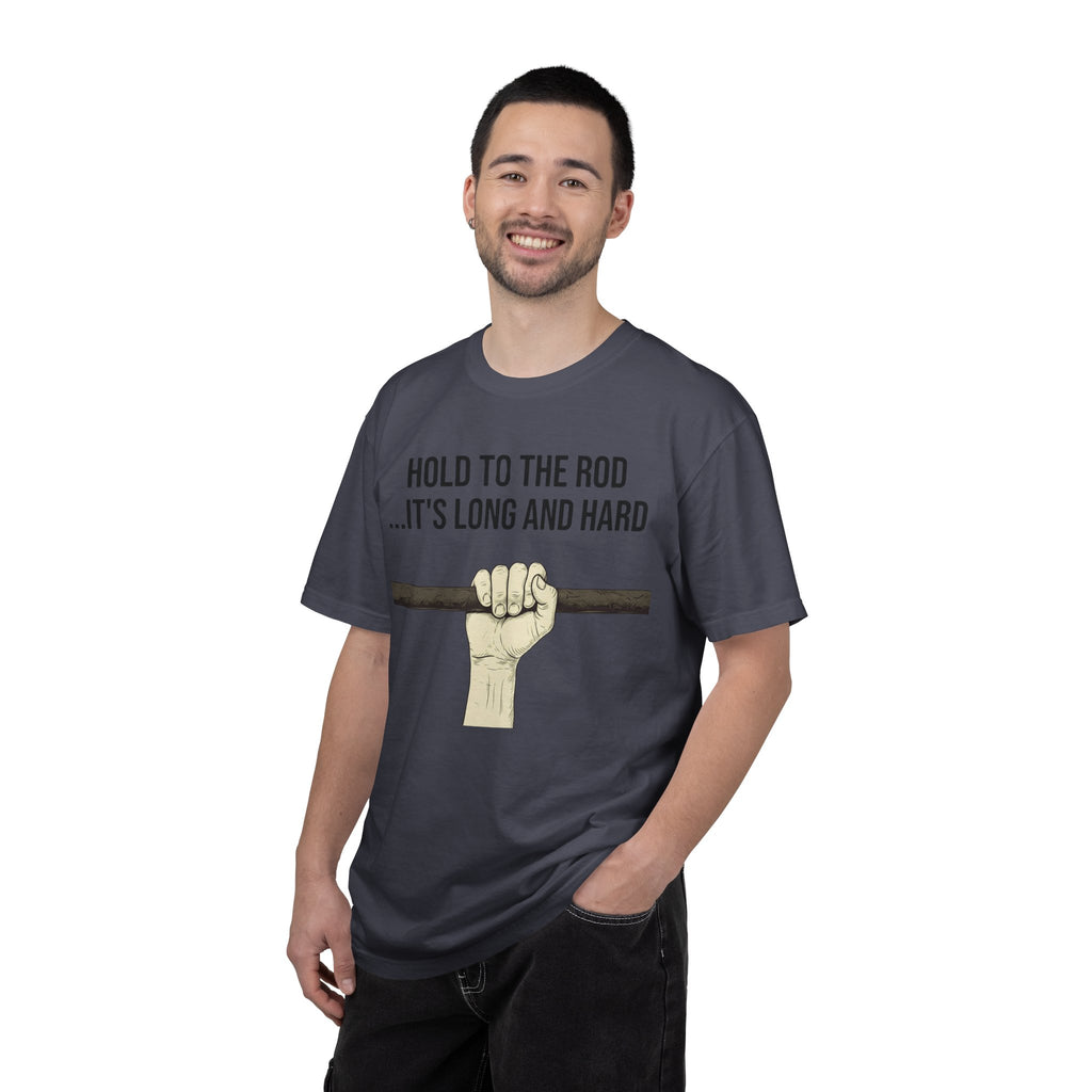"Hold to the Rod" Unisex Garment-Dyed Tee