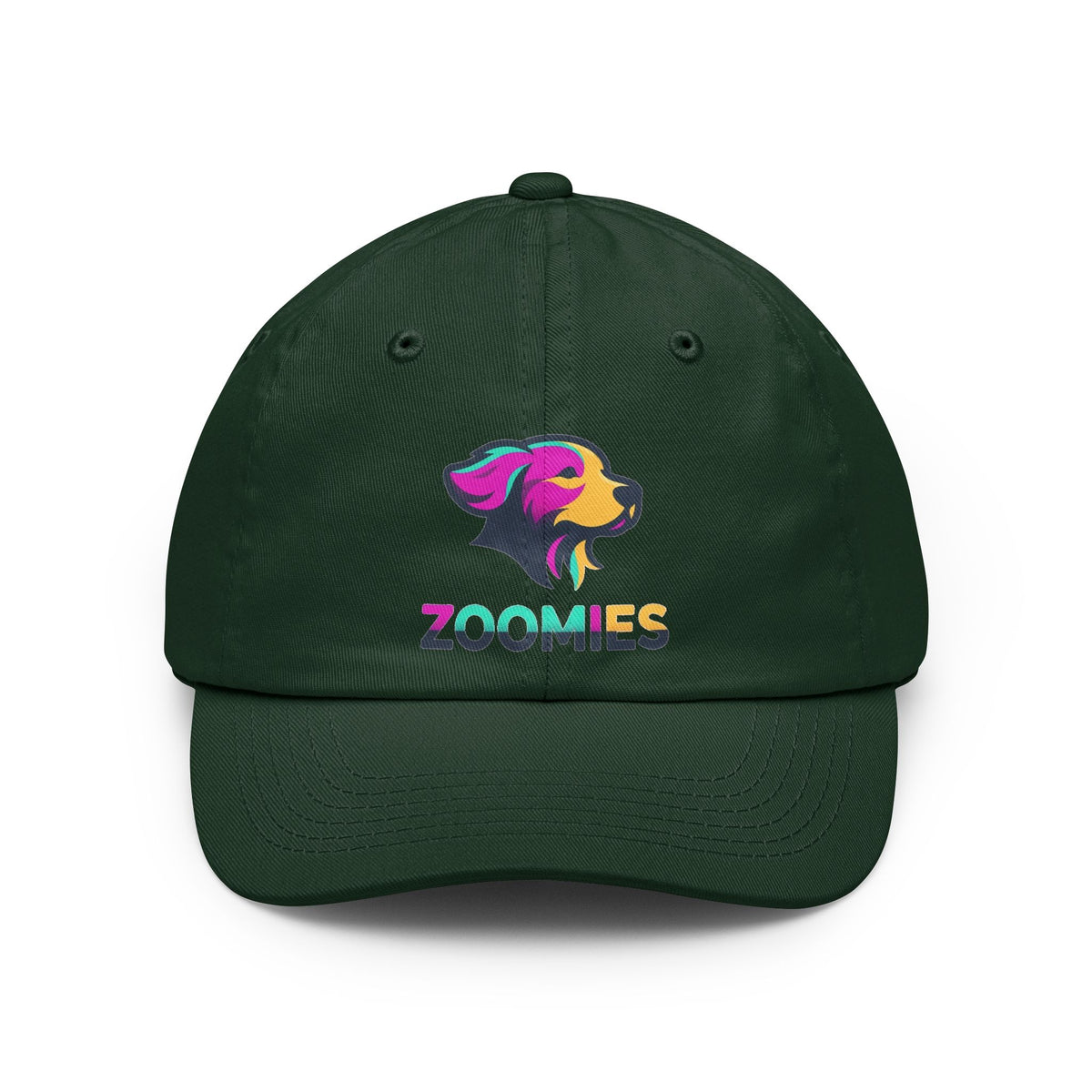 Color: Forest Green | Professional Zoomie Expert Dad Hat — Graphic