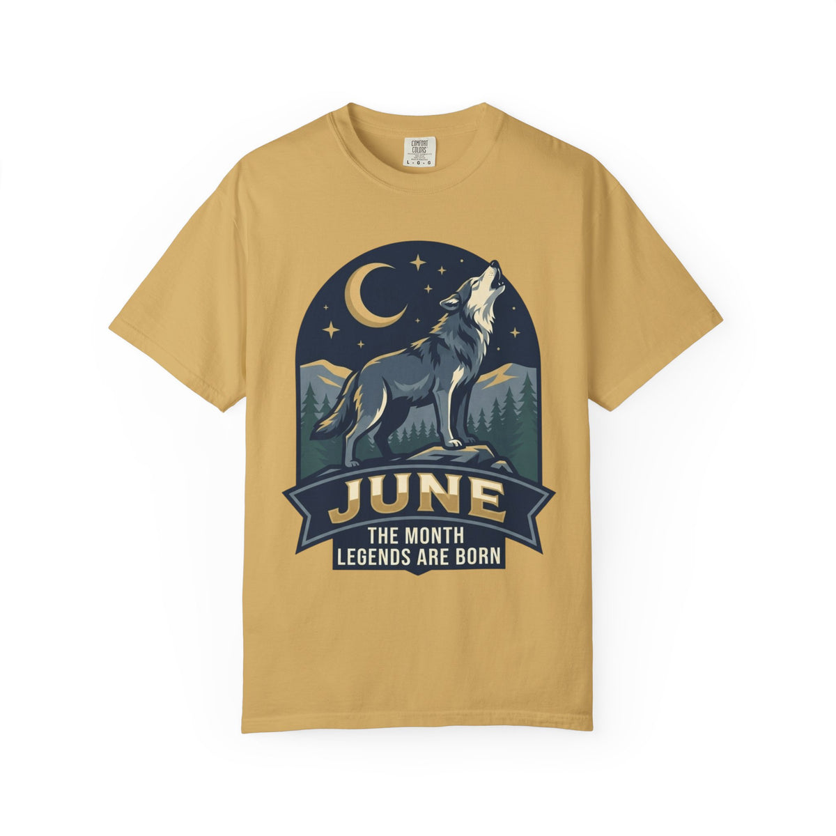 Color: Mustard | June Legend Unisex Garment-Dyed Tee
