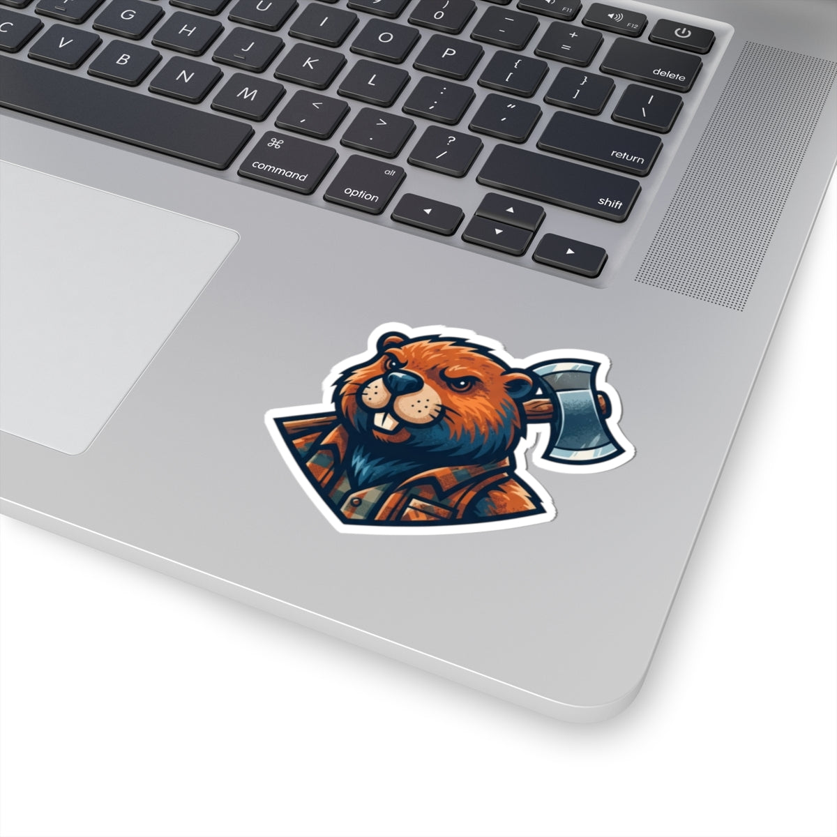 "In Desperate Need of Good Hard Wood" Sticker