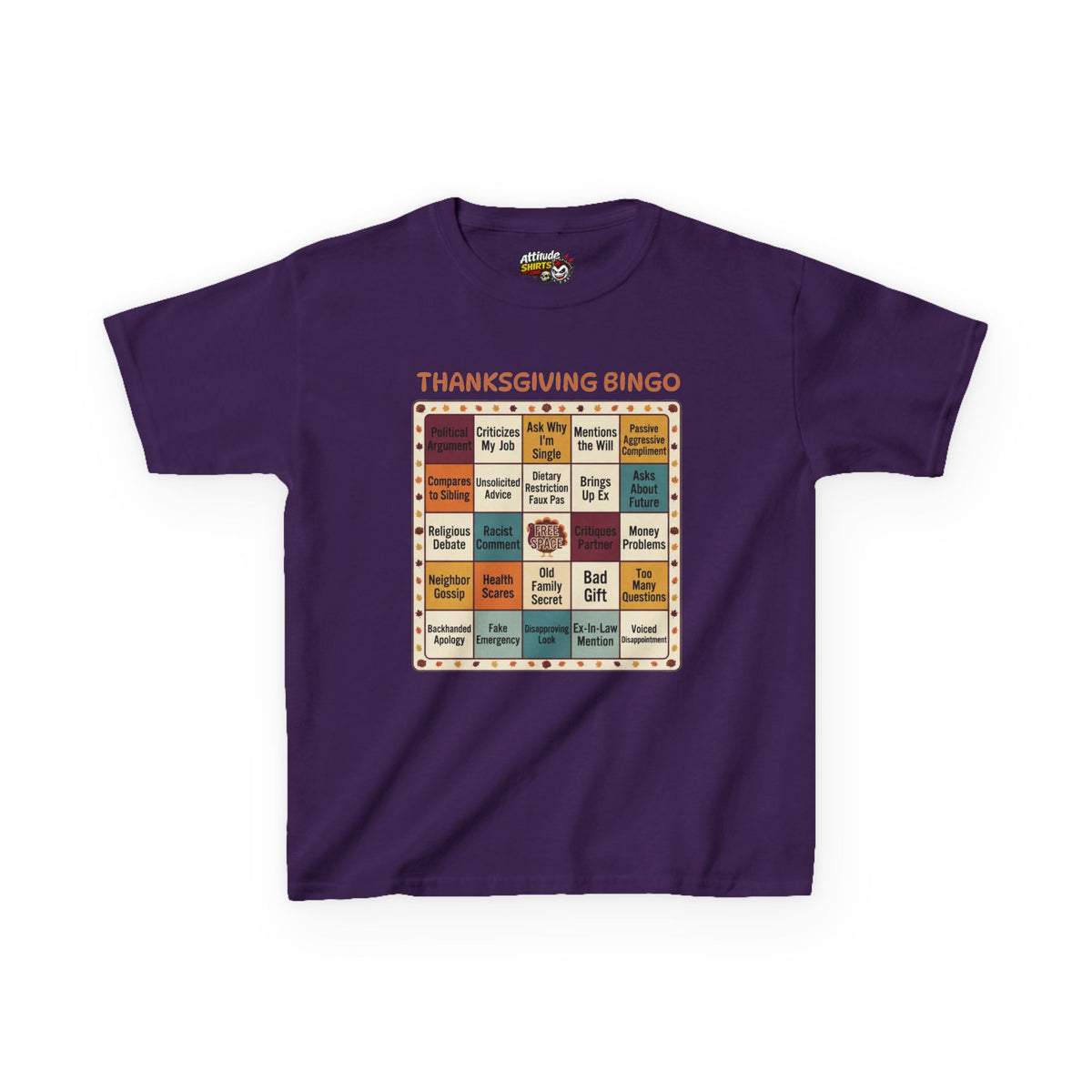 Thankgiving Bingo Kids Tee