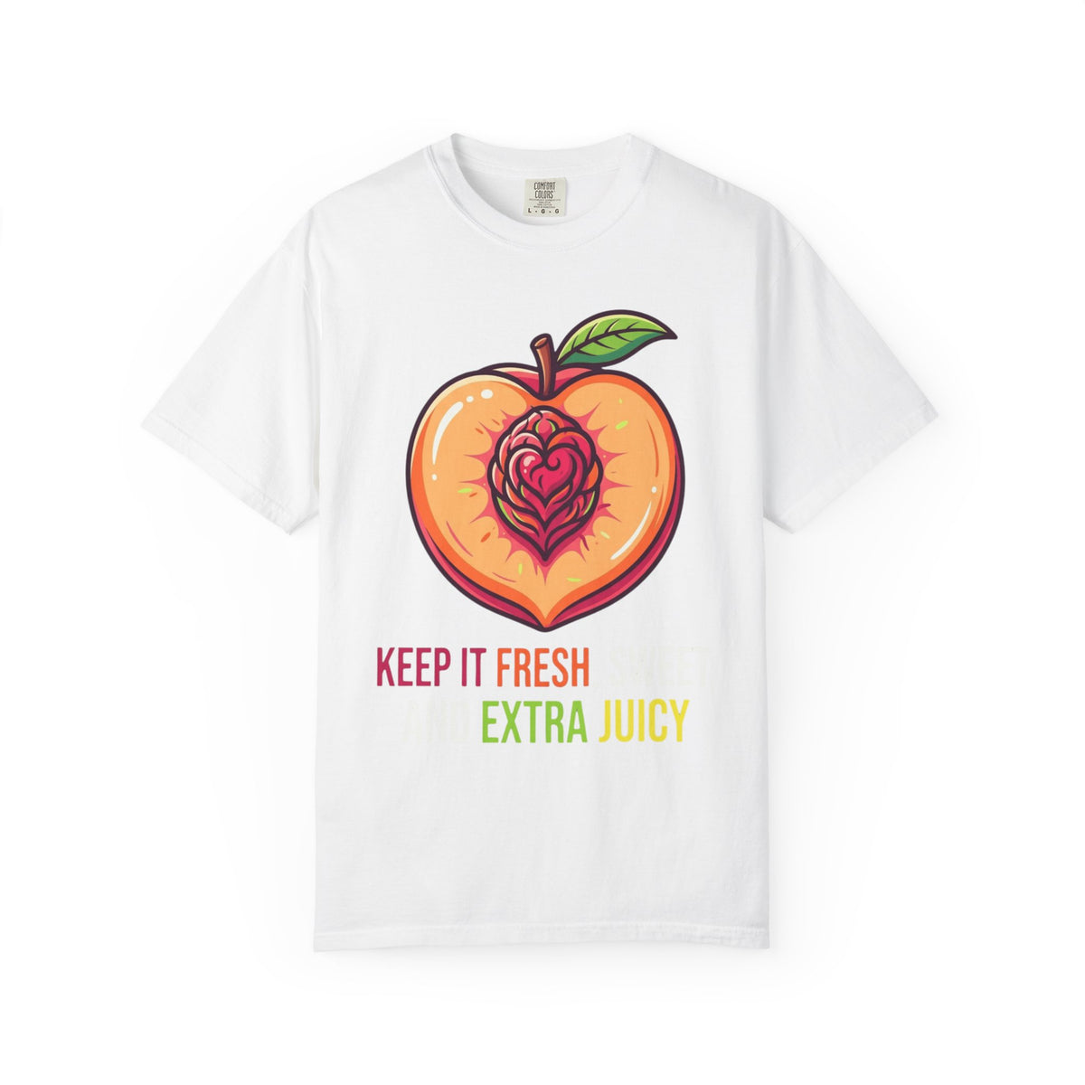 "Warm Sweet Juicy" Unisex Garment-Dyed Tee