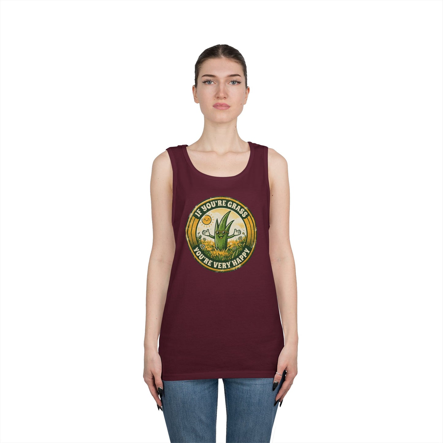 "If You're Grass You're Very Happy" Tank Top