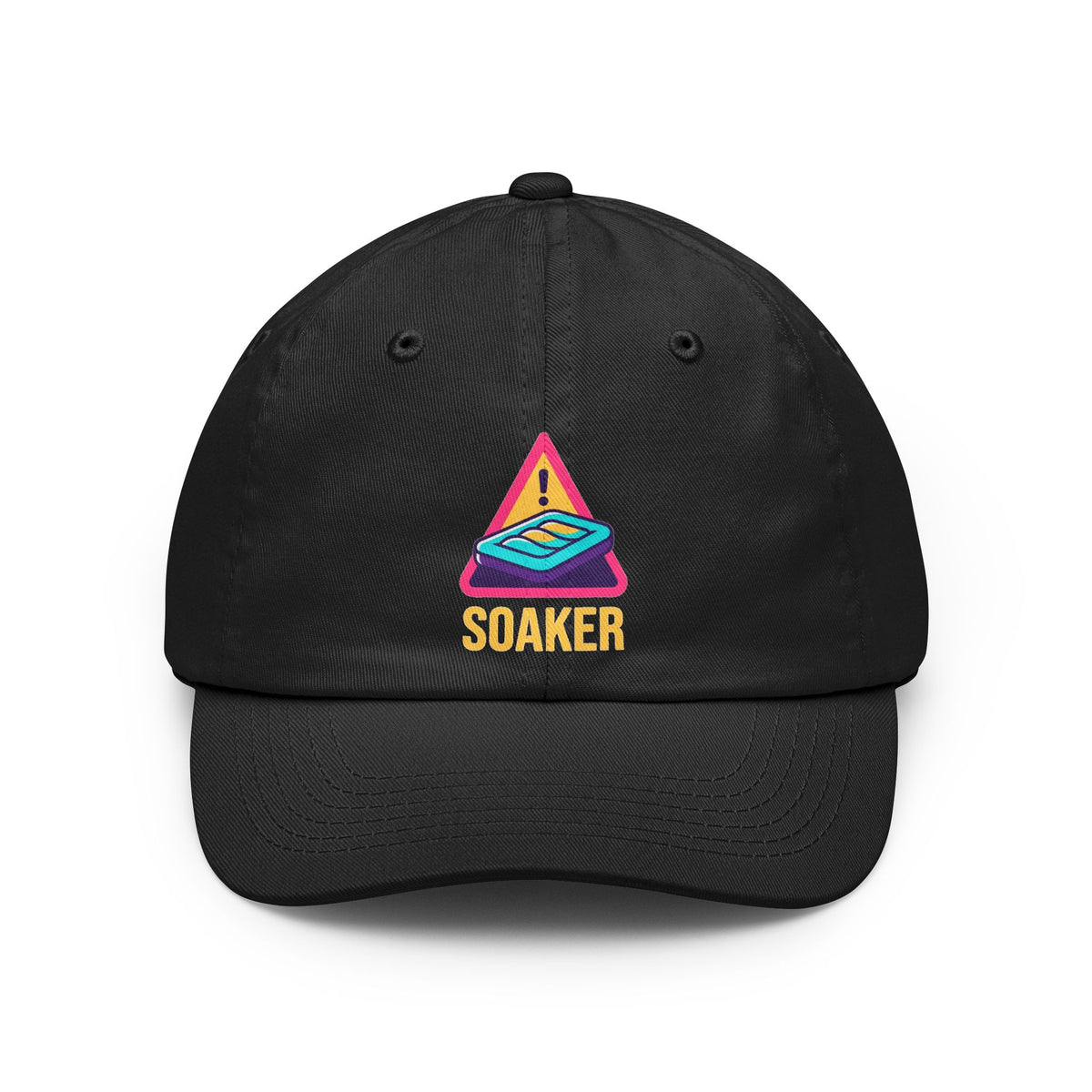 Color: Black | Professional Soaker Dad Hat — Graphic