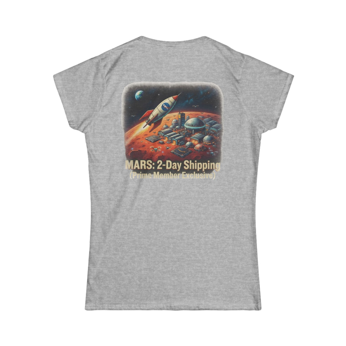 Color: Sport Grey | Mars 2 Day Shipping Women's Tee