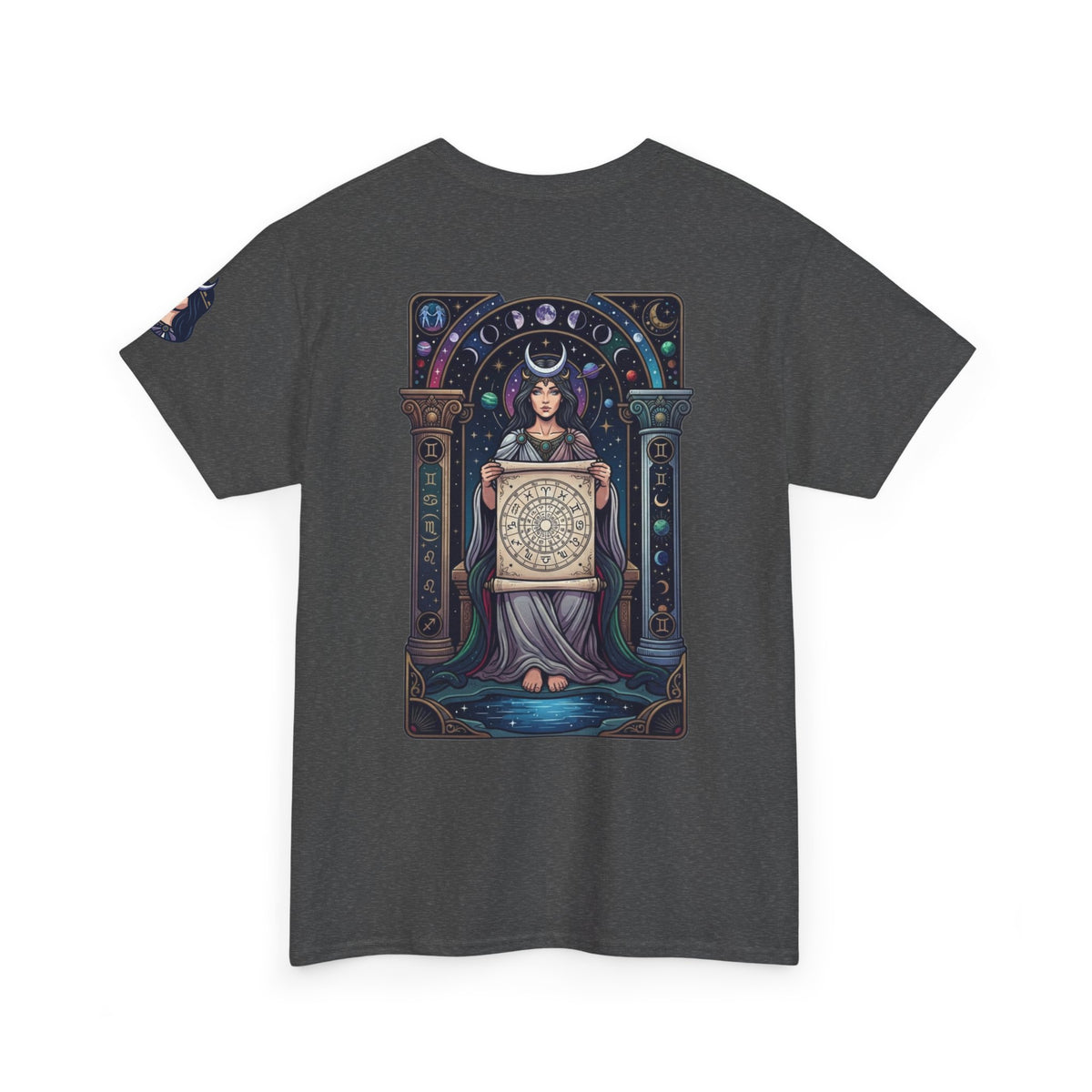"The Cosmic Tarot (High Priestess)" Premium Graphic Tee