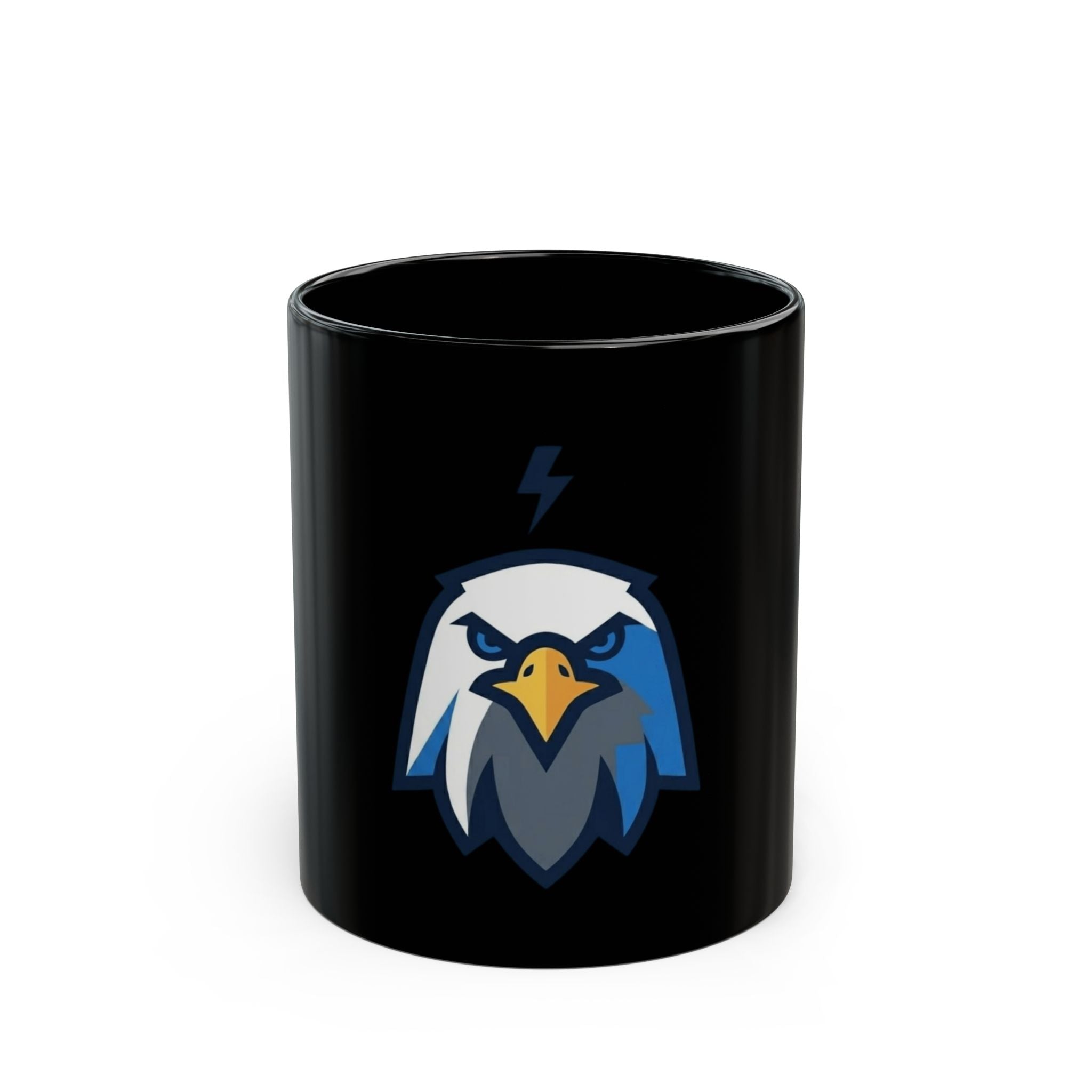"April Legend" Black Ceramic Mug — Graphic
