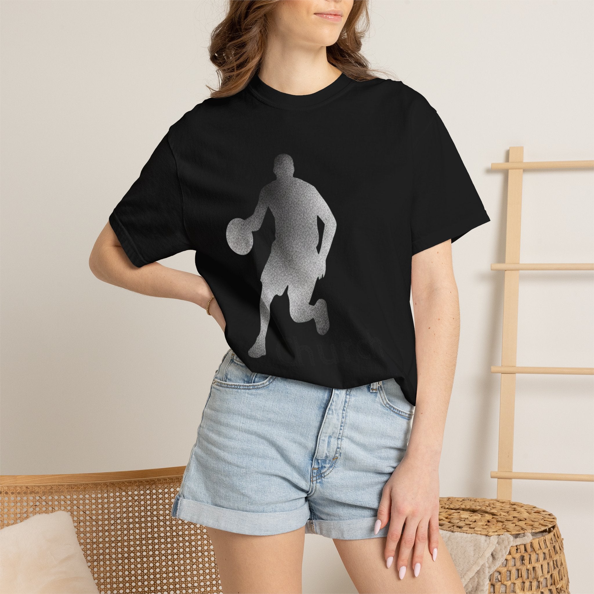 "Church Basketball: High Court" Unisex Garment-Dyed T-shirt