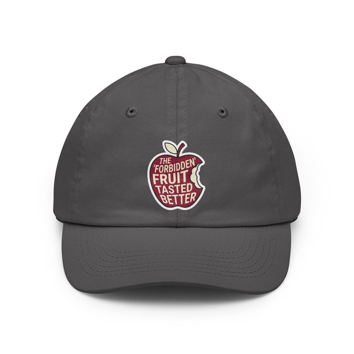 Color: Charcoal | Good Book Series Forbidden Fruit Tasted Better Dad Hat