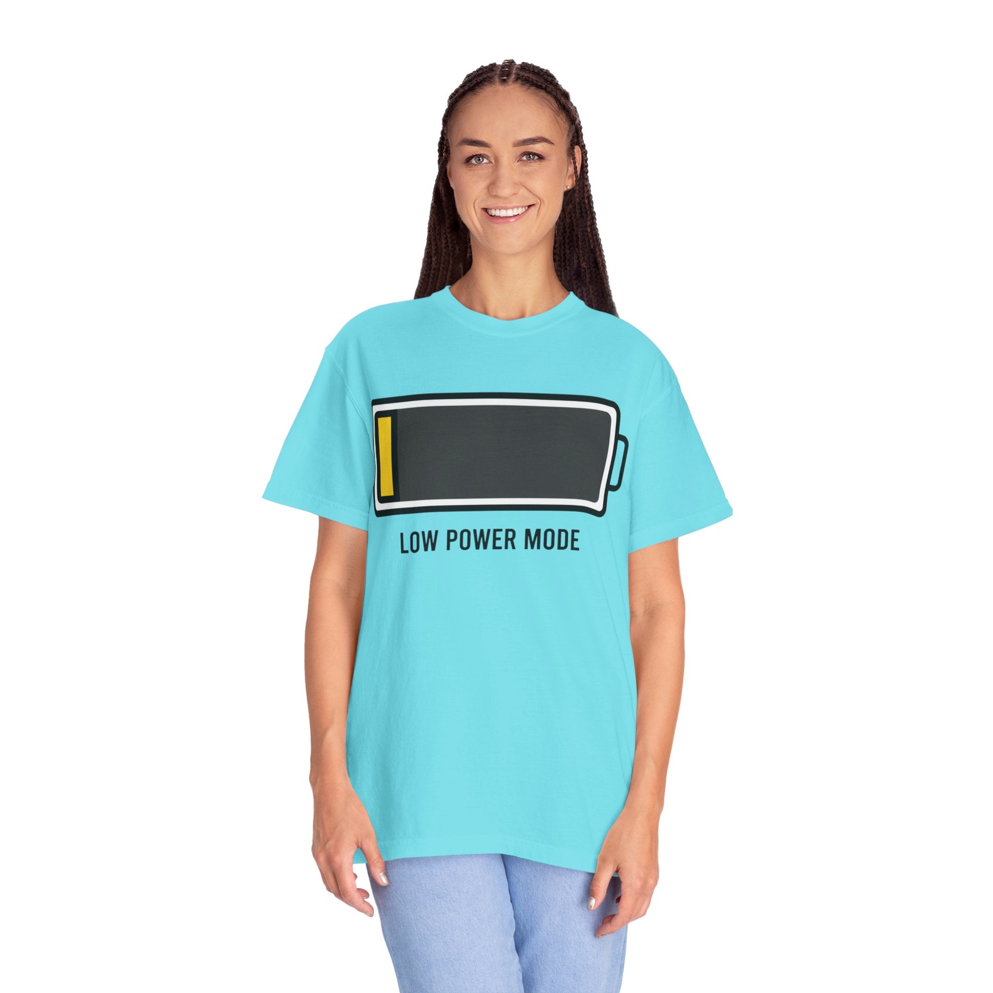 "Low Power Mode" Unisex Garment-Dyed Tee
