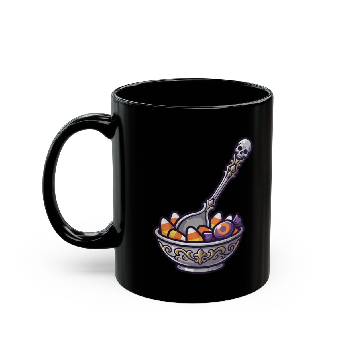 "This Is My Body" Black Ceramic Mug — Graphic