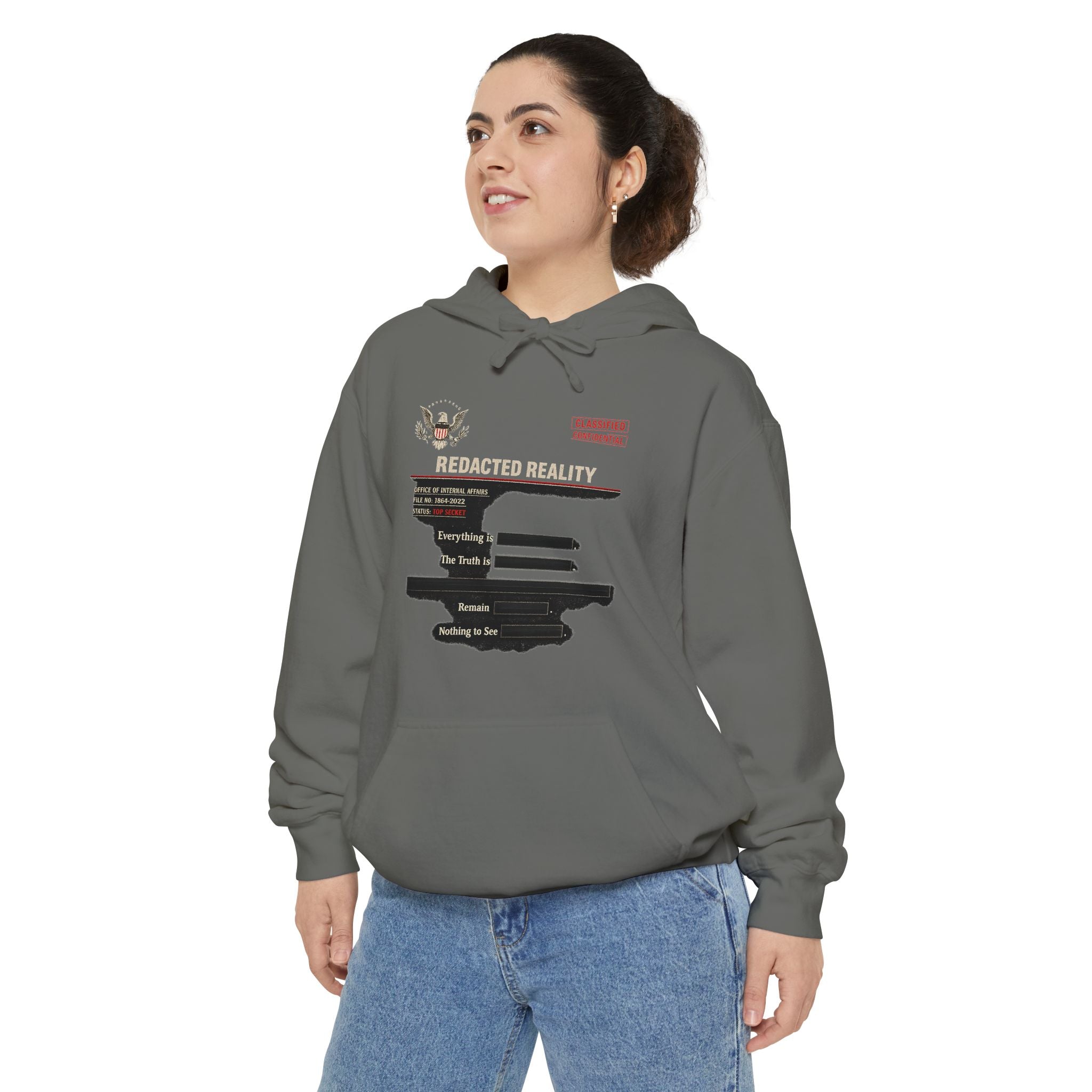 Unfiltered & Unapologetic | Garment-Dyed Hoodie — AttitudeShirts