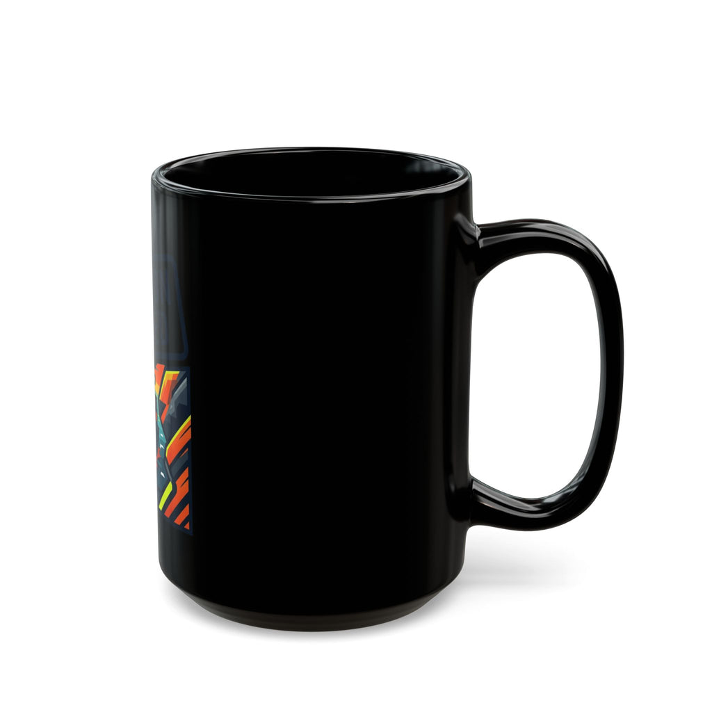 "Straight Of Hormuz is Open" Black Ceramic Mug — Graphic