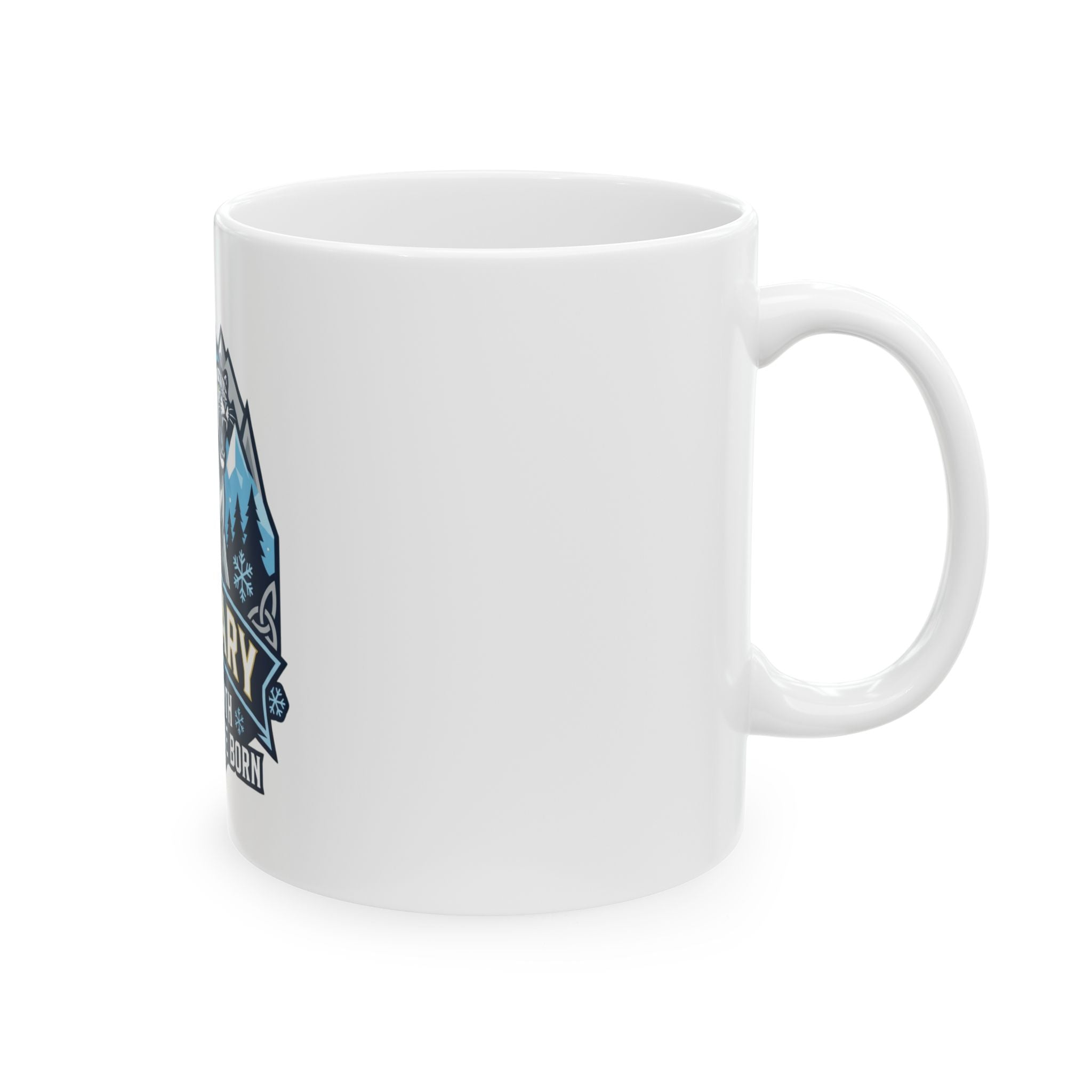 "January Legend" White Ceramic Mug