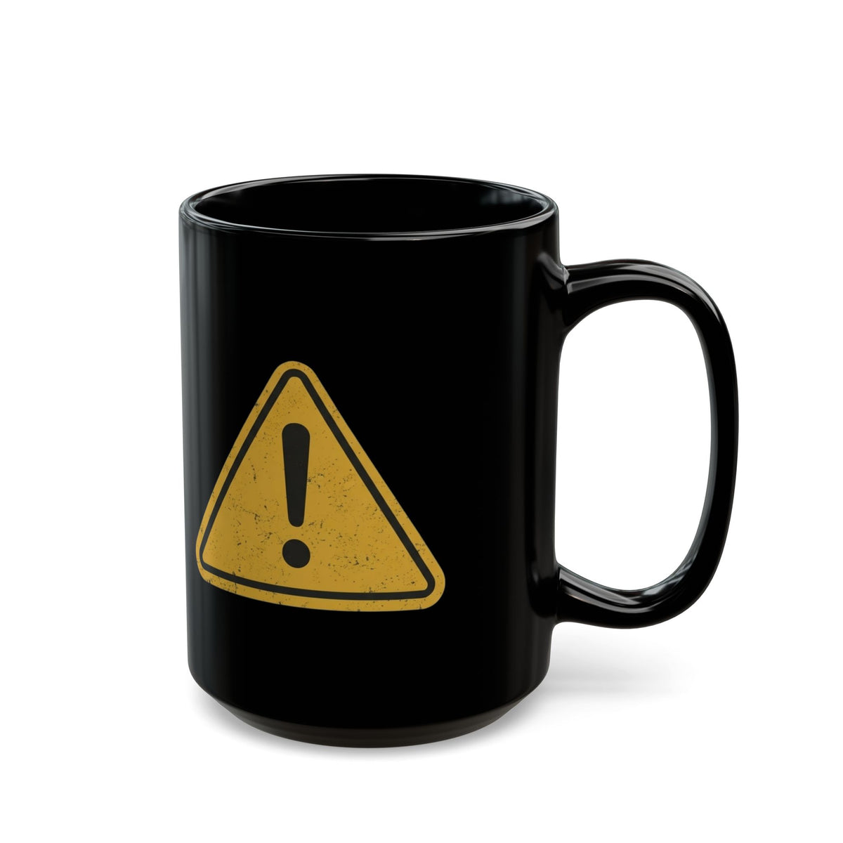 "Warning I am The Family Liability" Black Ceramic Mug — Graphic