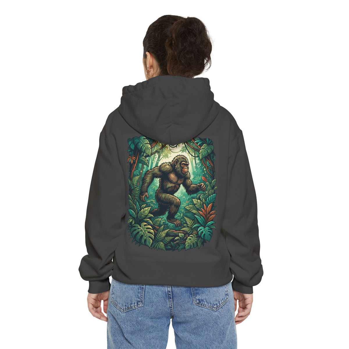 Color: Pepper | The Bukit Timah Monkey Man (Singapore) Garment-Dyed Hoodie