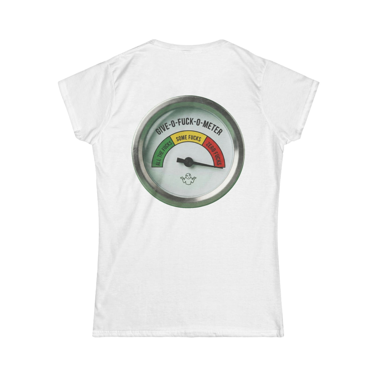 Color: White | Fuck-O-Meter Women's Tee