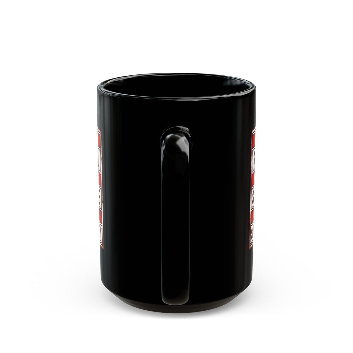"Fueled By Putin" Black Ceramic Mug — Graphic