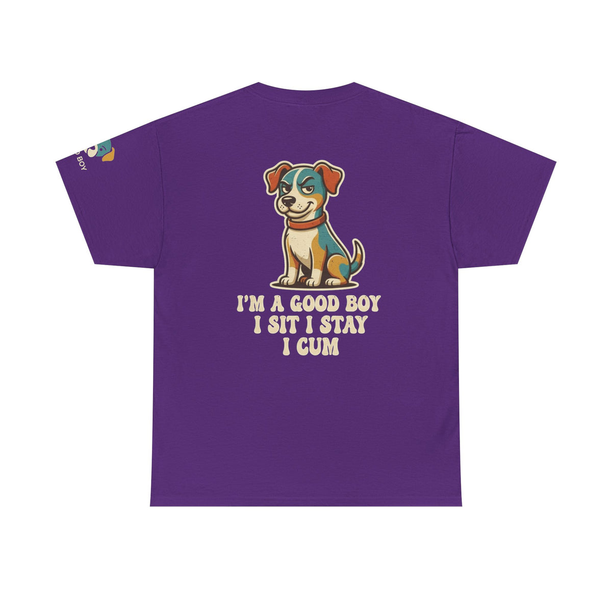 Color: Purple | I'm A Good Boy Premium Graphic Tee