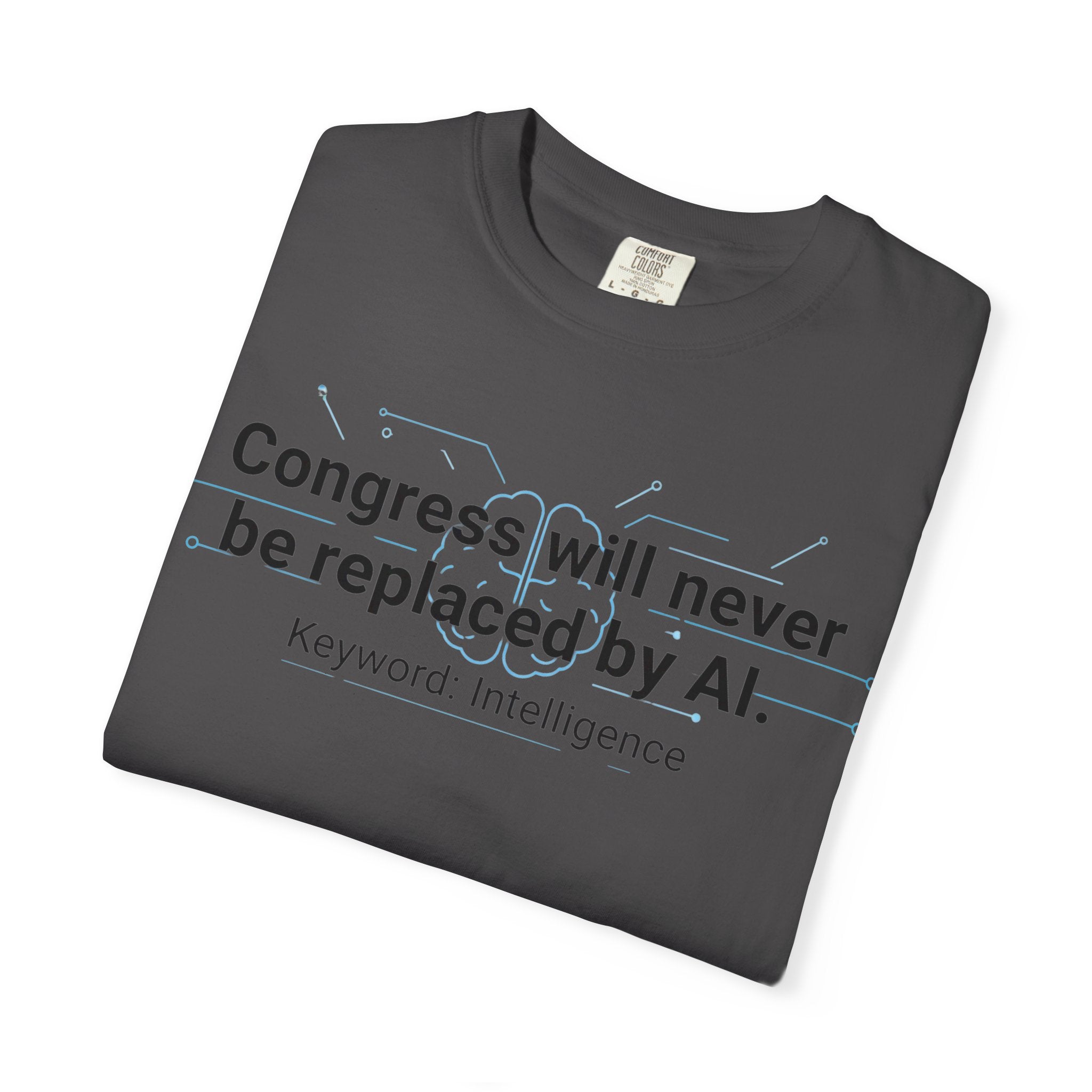 "Congress vs. AI T-Shirt" Unisex Garment-Dyed T-shirt
