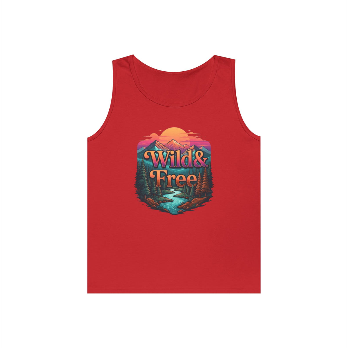 Color: Red | Wild & Free Tank Top