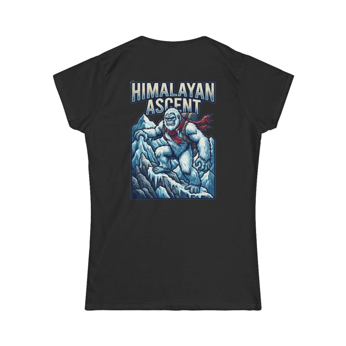 Color: Black | Yeti-Abominable Snowman (Himalayas) Women's Tee