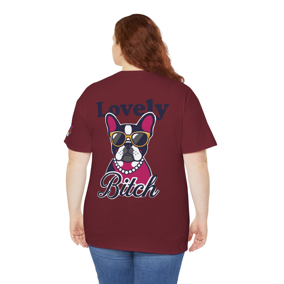 Color: Garnet | Lovely Bitch Premium Graphic Tee