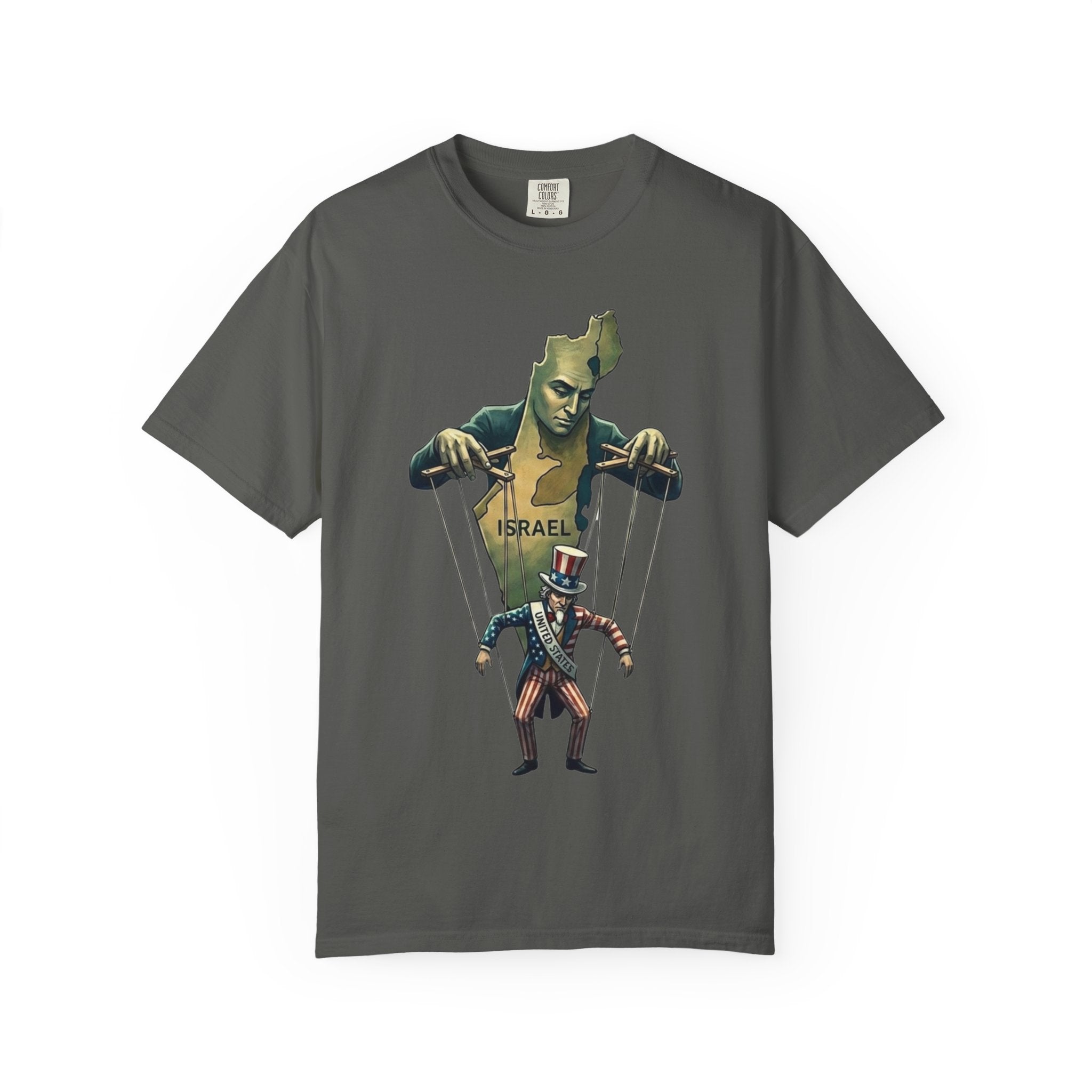 "The Global Puppet Master" Unisex Garment-Dyed T-shirt