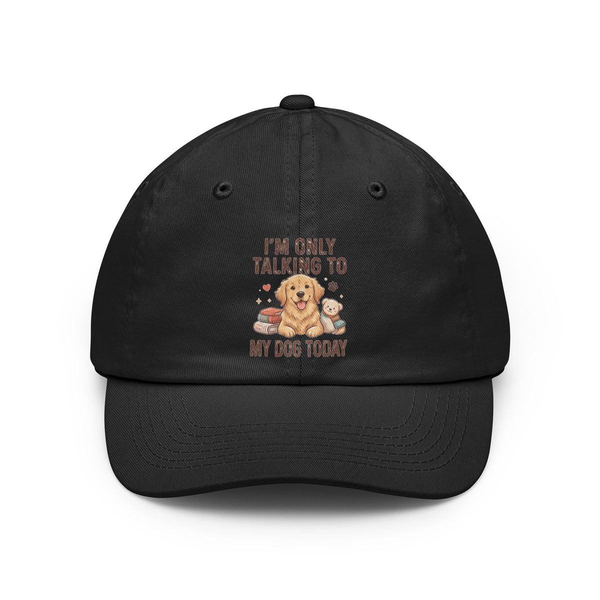 Color: Black | I'm Only Talking To My Dog Today Dad Hat